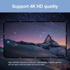 150 Inch Projector Screen 16:9 HD 4K Foldable Portable Double