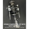 SIXIWANZI 3PCS Macpherson Strut Spring Compressor Tool, Coil Spring Compressor