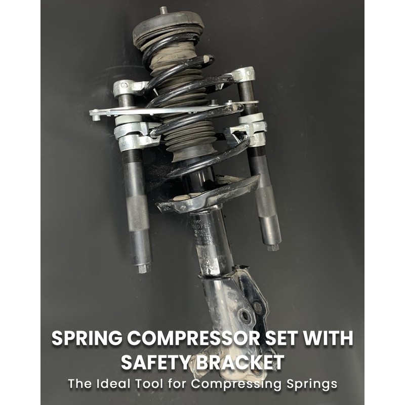 SIXIWANZI 3PCS Macpherson Strut Spring Compressor Tool, Coil Spring Compressor