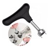 JIANGMU-30 Pcs Golf Spike Removal Tool Clamp Cleats Stud Replacement