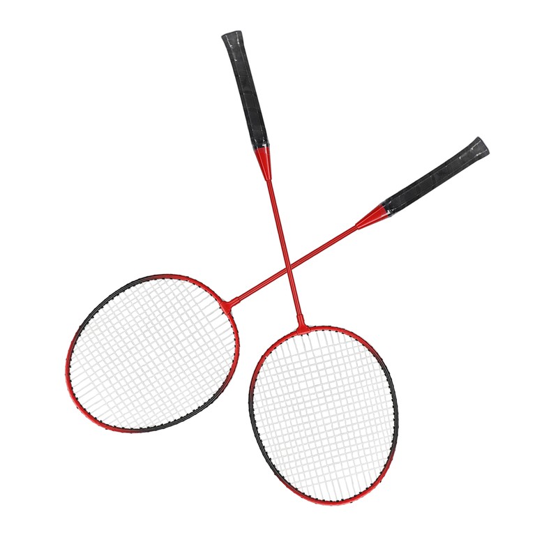 LEIJIAER Badminton Racket Offensive Iron Alloy Lightweight Comfortable Grip Sports