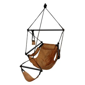Hammaka Hanging Hammock Air Chair, Aluminum Dowels, Tan