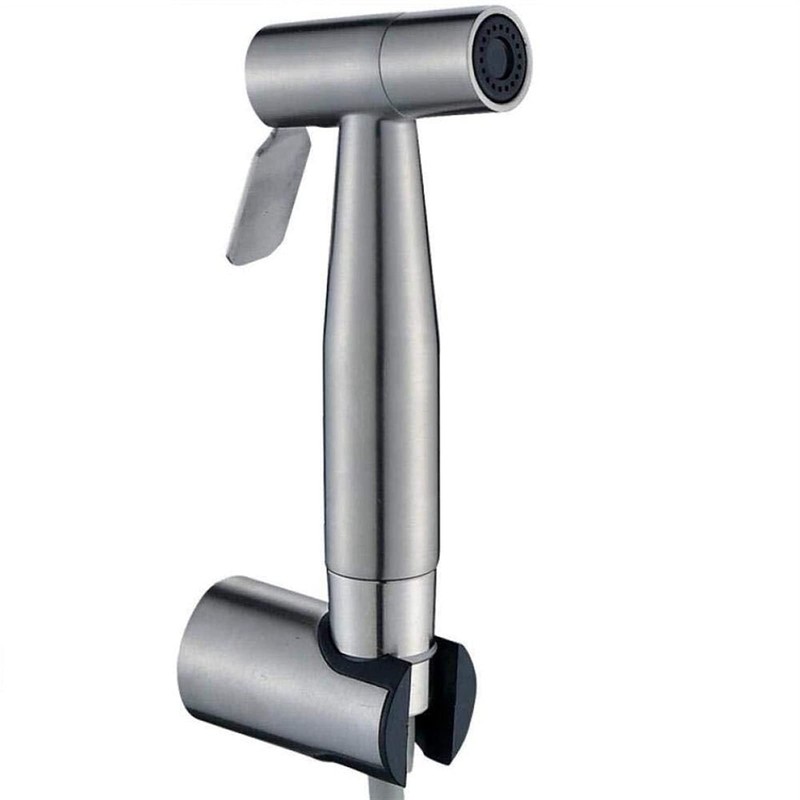 with Shut-Off & Stainless Steel Shower Hose and Handset Holder