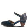 Spring Step L'Artiste Women's Parchelle Ankle Strap Shoe Navy Multi