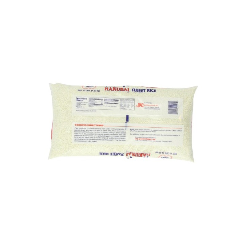 Hakubai Sweet Rice, 10-Pound