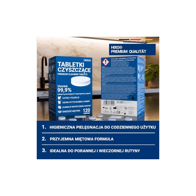 120 x Dental Gutter Cleaning Tablets - Cleaning Tablets for