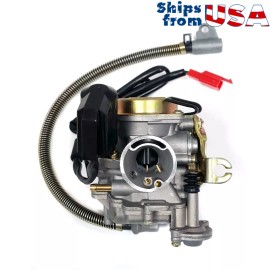 MMG Performance Adjustable CARBURETOR with electric choke for 50cc 80cc GY6 Engines