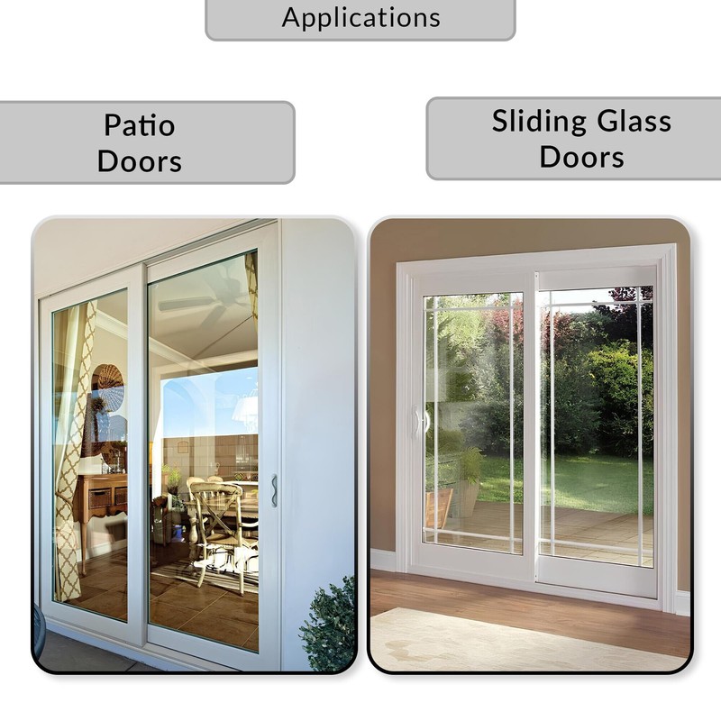 FHC C1241 Keyed 3-1/2" Sliding Door Handle - Acorn Black