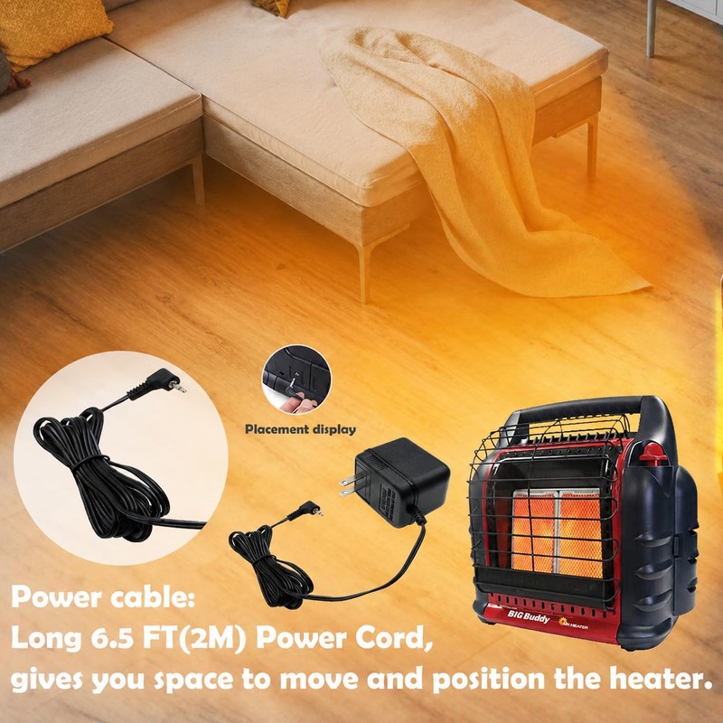 SMSZQR 6V Power Adapter for Mr. Heater Big Buddy Accessories