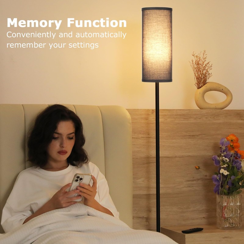 Ambimall 64'' Floor Lamps for Living Room with Remote Control