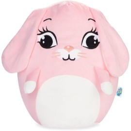 SQUISHBRUBIES Holly the Rabbit - 35 cm Cuddly Toy - Super Soft Plush Stuffed Toy - Plush Toy for Cuddling, Gift and Collecting - White and Pink