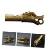 Kisangel Emergency Whistle Brass Keychain Hiking Whistle Metal Referee for