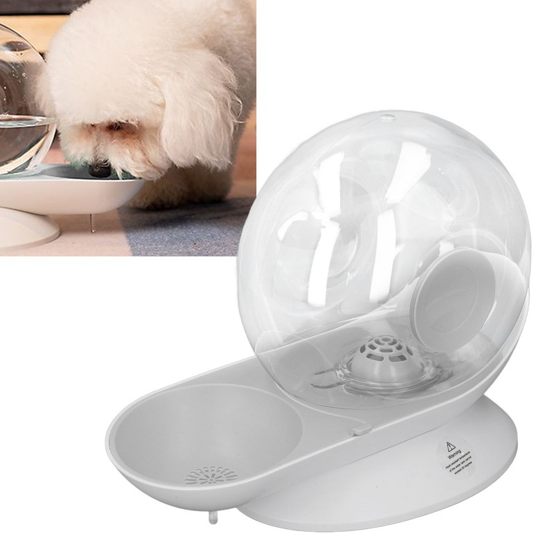 Pet Water Dispenser Snail Shape Automatic Transparent 2.8L Large Capacity