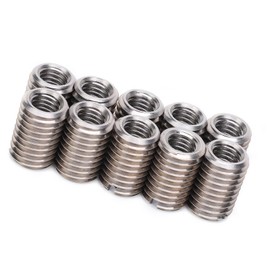 M8 M12 M8-M10-12 Thread Reducer Nuts, Stainless Steel Repair Sleeve, Reducer Female Screw Sleeve Conversion Nut for Aviation Automobile Computer Repair