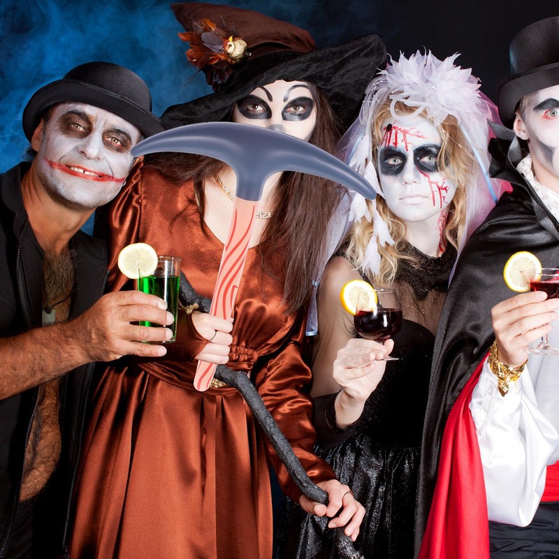 BESTonZON 3pcs Inflatable Pickaxe Toy Hatchet Costume Props Blow up