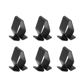 X AUTOHAUX 6pcs Metal Retainer Car Front Console Trim Clip 13mm x 17mm
