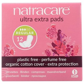 NATRACARE Ultra Extra Pads Normal 12s (Pack of 2) by Natracare