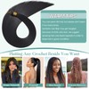 Locescsoc 28 Inch Straight Hair Extensions 150 g 3 Packs
