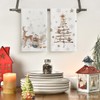 Artoid Mode Snowflakes Trees Gifts Reindeer Christmas Kitchen Towels Tea