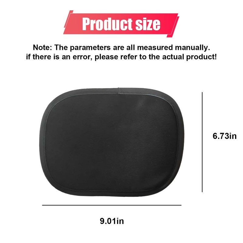 ZIMISI Miniature Static Cling Car Window Shades, UV Rays Block