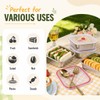 monoan 4 Pack Stainless Steel Sandwich Containers with Airtight Lids,
