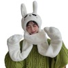 Plush Bunny Hat Bunny Ears Moving Bouncing Hat Party Role