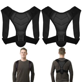 EUIEUT Schultergurt Haltungskorrektur für Damen und Herren Haltungskorrektor Rücken Geradehalter Haltungstrainer verstellbar Rückentrainer Schultergurt Rückengürtel für Rücken Nacken und Schultern