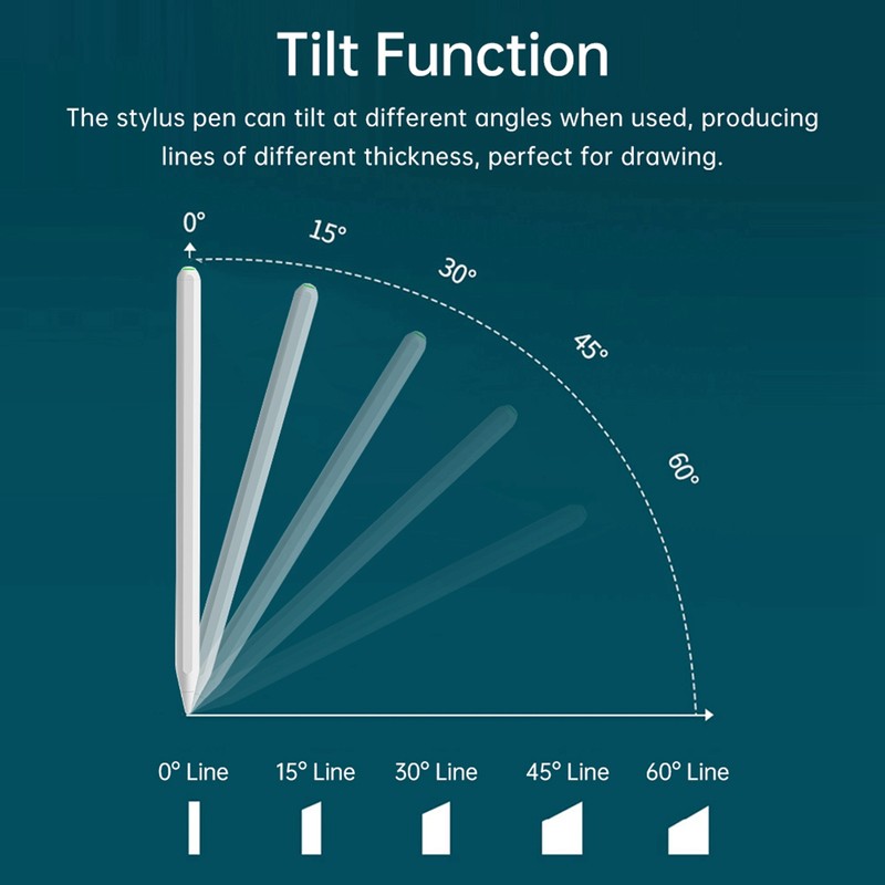 Active Capacitive Pen Stylus Pen with Magnetic Charging Palm Rejection