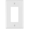 Leviton 1-Gang 1-Decora Midway Nylon Wallplate 10 Pack, PJ26-WM, White