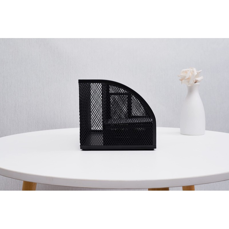 Annova Mesh Desk Organizer Office with 7 Compartments + Drawer/Desk