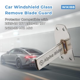 WIKIBB Car Windshield Glass Removal Tool Protector Repair Tool Adapter Fast Blade Protector Guard Sheath 2625-20 18V 2520-20 12V 2420-22 M12 M16 304 Stainless Steel Windshield Cutting