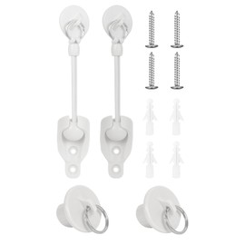 Seprochoo Replacement Shade Parts Bungee End Cap Kit, for Exterior Cordless Roller Shades Outdoor Blinds (1pcs, White)