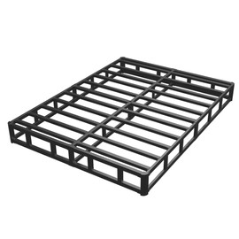 Vehowy 6 Inch Bed Frame Full Size with Round Corner Edges, Low Profile Floor Bed Frame Metal Platform, No Box Spring Needed, Easy Assembly, Silent Anti Slip