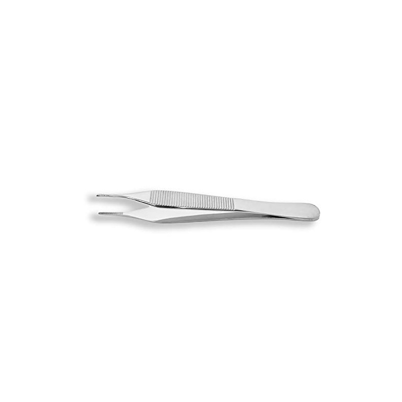 Premium Adson Dressing Forceps, 4.75", Serrated Jaws, Stainless Steel