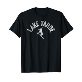 Ski Lake Tahoe CA Alpine Ski Vintage Ski Tahoe CA Pro Skiing T-Shirt