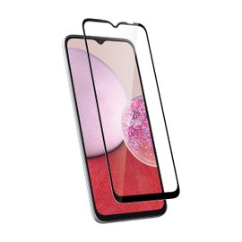 ZIZO Tempered Glass Screen Protector for Galaxy A14 5G Full Glue Clear Screen Protector with Anti Scratch and 9H Hardness - Black