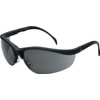MCR Crews KD112 Klondikke Safety Glasses - Black Frame, Grey