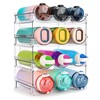 spospo Water Bottle Organizer for Cabinet, 4 Pack Water Bottle