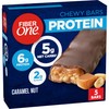 Fiber One Chewy Protein Bars, Caramel Nut, Protein Snacks, 1.17