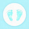 Ambiente Serviettes Lunch/Baby Steps Boy Party 33 x 33 cm