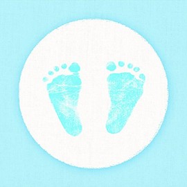 Ambiente Serviettes Lunch/Baby Steps Boy Party 33 x 33 cm
