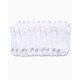 Avia Women's Athletic Socks - Lightweight Low Cut Running Socks (10 Pack), Size 4-9, White