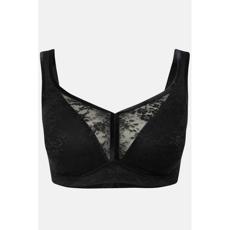 Ulla Popken Women's Bra, black