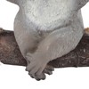 Swing Koala Sculpture Cartoon Synthetic Resin Animal Statues Decoration for