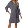 Ferrendo Women's Kimono Robes Short Knit Bathrobes Lightweight Soft Cotton