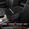 LEXLEY Center Console Pad Armrest Box Cover Waterproof Anti-Scratch Leather