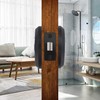 Aesytava 1 Pack Low Profile Door Knob for Space Saving,