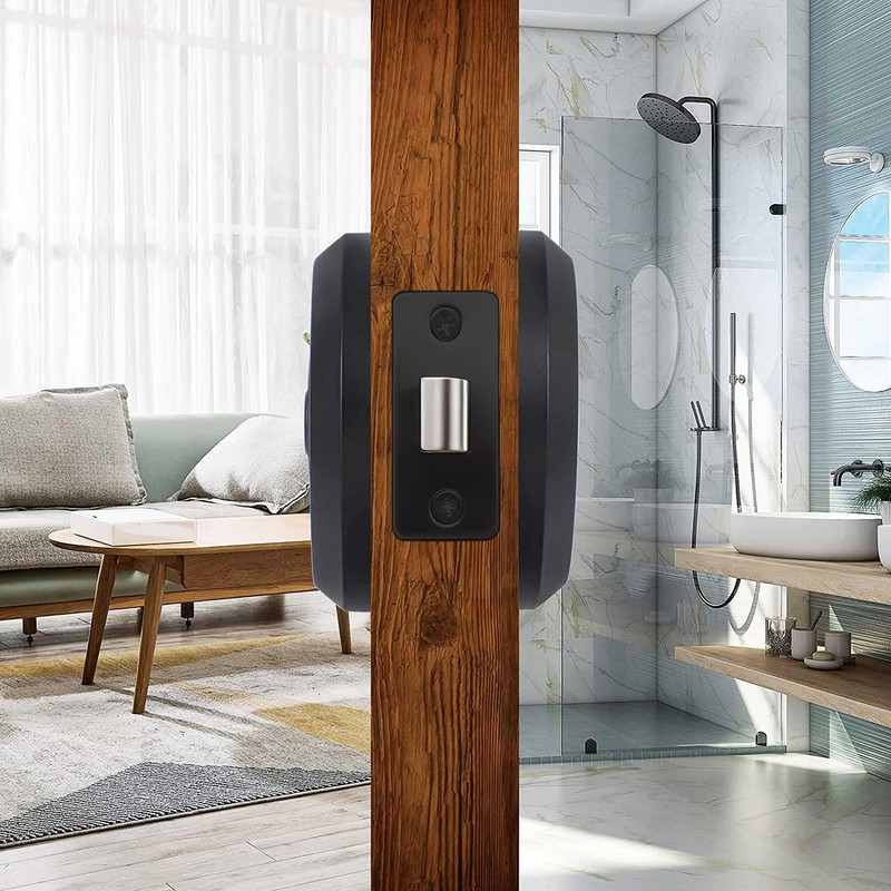 Aesytava 1 Pack Low Profile Door Knob for Space Saving,