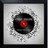 pf+a REAL GLASS 7 inch Vinyl Frame - Oxford Black