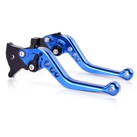 Adjustable Brake Clutch Levers for Yamaha YZF R6 1999-2004, YZF R1 2002-2003, FZ1 FAZER 2001-2005, FZS1000 FAZER /FZS1 2001-2005, YZF600R Thundercat 1999-2007 Blue